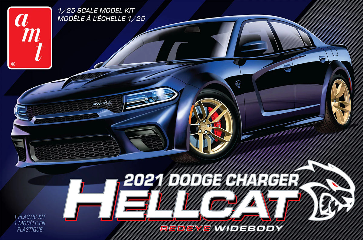 AMT 1/25 2021 Dodge Charger Hellcat Redeye Widebody Plastic Model