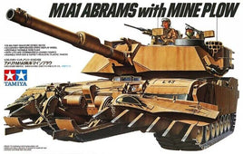 M1A1 Abrams with Mine Plow Tamiya 35158 1/35 Military Armor Model Building Kit