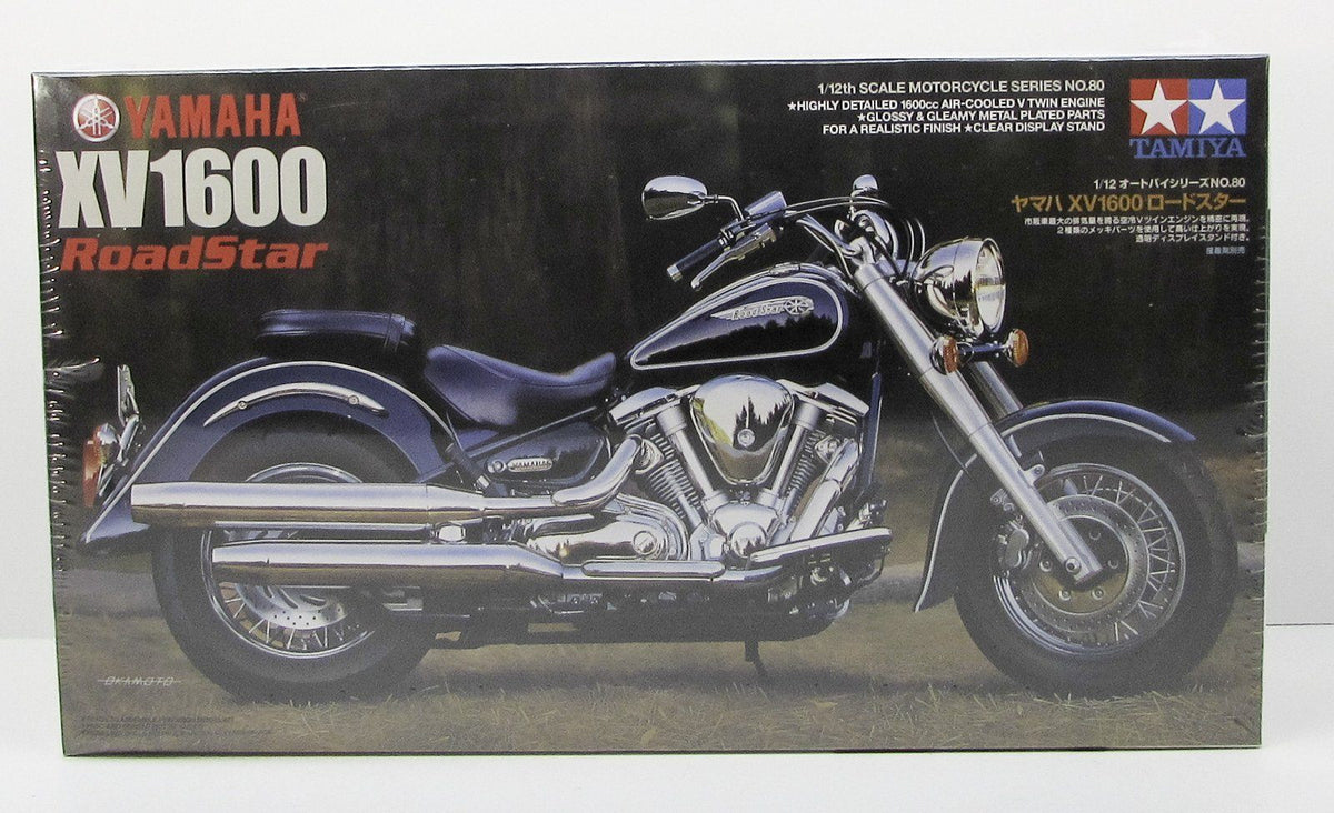 Tamiya 1/12 Yamaha XV1600 Road Star Motorcycle Plastic Model Kit 