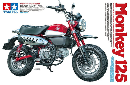 Tamiya Honda Monkey 125 Motorcycle 1/12 14134 Plastic Motorcycle Model Kit Plastic Model Kit Tamiya