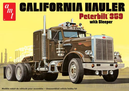 New from AMT - California Hauler Peterbilt 359 with Sleeper