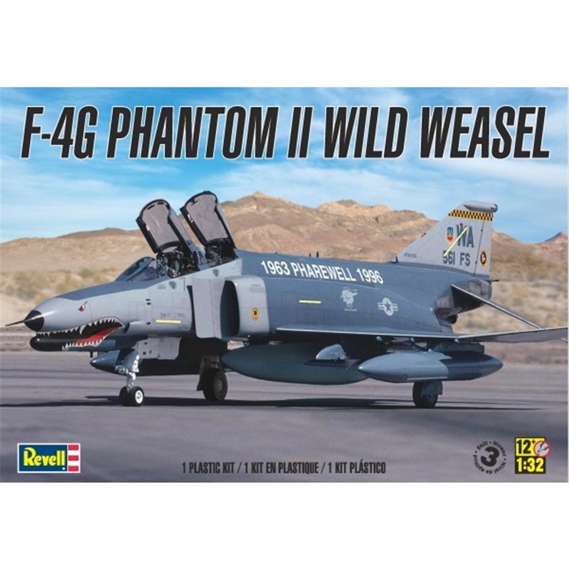 Revell F-4G Phantom 1/32 Scale 5994 Plastic Model is Today's Feature Kit
