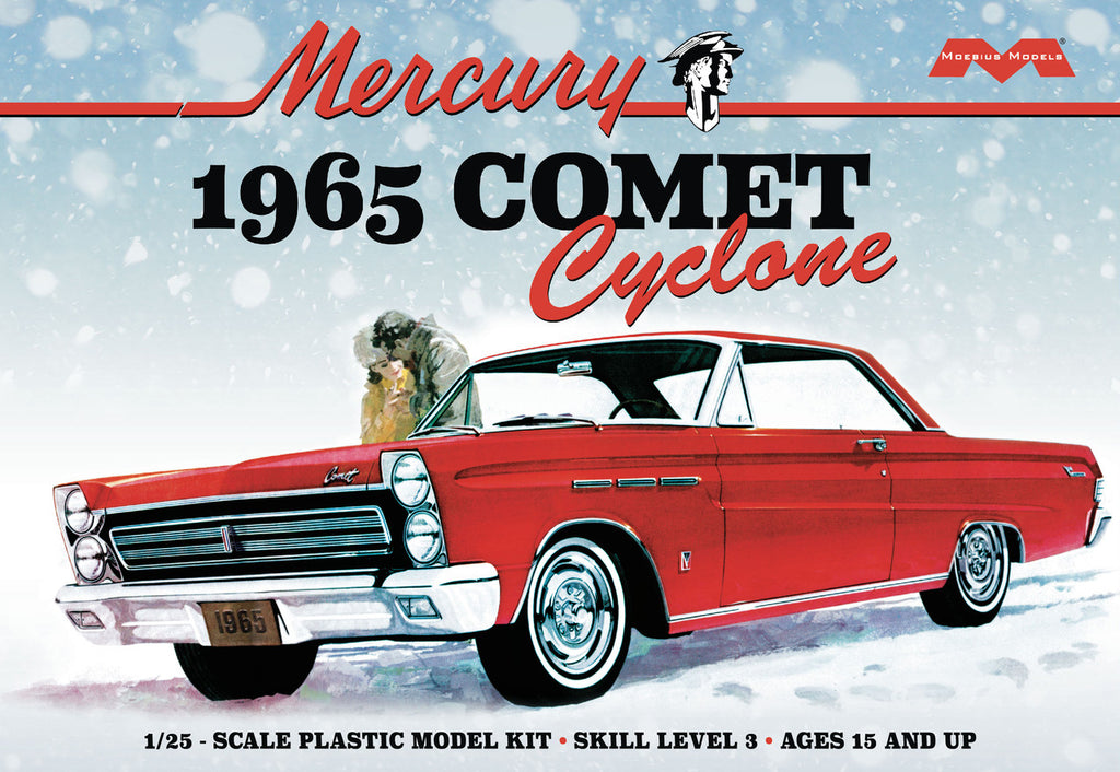 Moebius 1965 Mercury Comet Cyclone 1/25 1210 Plastic Model Car Kit