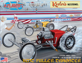 Atlantis Models Keeler's Kustoms Kent Fuller Dragster 1/25 13103 Plastic Model Kit