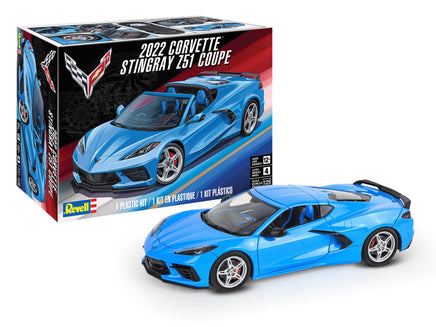 Revell 2022 Chevy Corvette Stingray Z51 Coupe 1:24 4556 Plastic Model Kit Car Model Kit Revell USA 