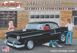 Atlantis 1955 Chevrolet Custom Street Rod - X-PARTS GARAGE 1276 1:25 Model Kit