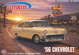 Atlantis 1/25 1956 Chevrolet V-8 U.S. Route 66 Plastic Model Kit #1391