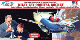 Atlantis Models Willy Ley Orbital Rocket 1:193 #46 Plastic Model Kit Spacecraft Model Kit Atlantis Models 
