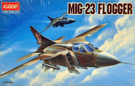 Academy 1/144 MiG-23 Flogger Soviet Fighter Plastic Model Kit #4440