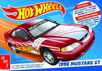 AMT 1996 Mustang GT Hot Wheels 1:25 1298 Plastic Model Kit Snap-Together