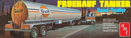 AMT Fruehauf Tanker Semi-Trailer Gulf 1:25 1354 Plastic Model Kit Truck Model Kit AMT 