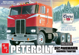 AMT Peterbilt 352 Pacemaker Cabover Tractor Coors 1:25 1375 Plastic Model Kit Truck Model Kit AMT 