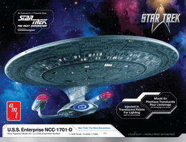 AMT Star Trek: The Next Generation U.S.S. Enterprise NCC-1701-D 1:1400 Scale Model Kit 1429 Science Fiction Model Kit AMT 
