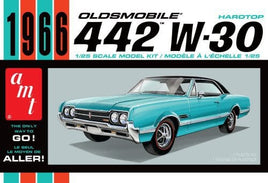 AMT 1966 Olds 442 W-30 Hardtop 1:25 1432 Plastic Model Kit Car Model Kits AMT 