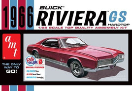 AMT 1966 Buick Riviera GS Hardtop 1:25 Scale Plastic Model Kit 1439 Car Model Kits AMT 