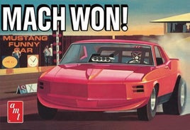 AMT Mach Won 1970 Ford Mustang Funny Car 1:25 1455 Plastic Model Kit Race Car Model Kits AMT 
