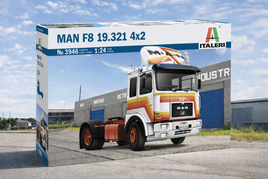 Italeri 1/24 MAN F8 19.321 4x2 Truck Model Kit #3946