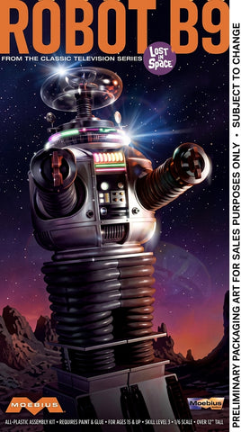 Moebius 1/6 Lost in Space Robot B9 Plastic Model Kit #939