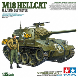 Tamiya 1/35 M18 Hellcat Tank Destroyer Plastic Model Kit #35376