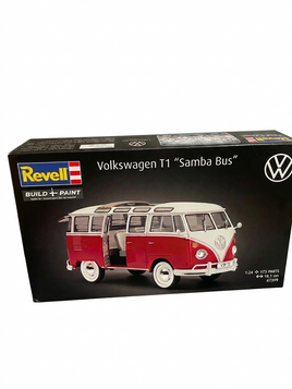 Revell Germany 1/24 VW T1 Samba Bus 23-Window Plastic Model Kit #7399