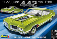 Revell 1/25 1971 Oldsmobile 442 W-30 Plastic Model Kit #14511