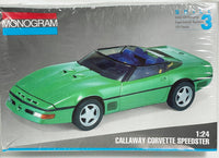 Monogram Callaway Corvette Speedster 1:24 #2958 Plastic Model Kit