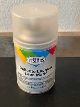 Testors Dullcote Clear Lacquer Spray 3oz #1260