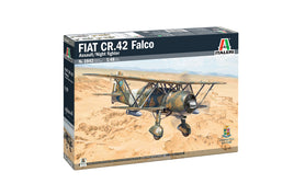Italeri 1/48 FIAT CR.42 Falco Assault/Night Fighter Aircraft Model Kit #2842