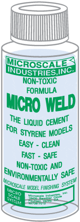 Microscale Micro Weld Cement - 1 oz bottle - Stock# MI-6
