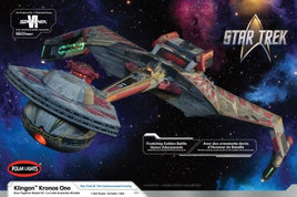 POLAR LIGHTS STAR TREK 6: THE UNDISCOVERED COUNTRY KLINGON KRONOS ONE 1:350 997 MODEL KIT Spacecraft Model Kit Polar Lights 