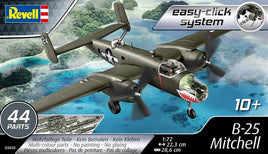 Revell B-25 Mitchell model airplane kit packaging with scenic background