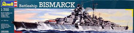 Revell 1/700 German Battleship Bismarck Ship Model Kit #5098