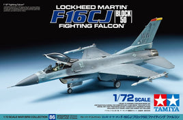 Tamiya 1/72 F-16 CJ Fighting Falcon Aircraft Model Kit #60786