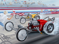 Atlantis Models Keeler's Kustoms Kent Fuller Dragster 1:25 13103 Plastic Model Kit