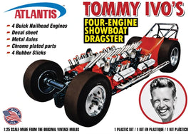 Atlantis 1/25 Tommy Ivo Four-Engine Showboat Dragster Plastic Model Kit #1285