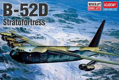 Academy USAF B-52D Stratofortress 1/144 12632 Plastic Model Kit Aircraft - Military Academy 