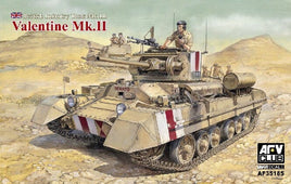 AFV Club British Mk III Valentine Mk II Infantry Tank 1/35 35185 Plastic Model Kit Military Model Kits AFV Club 