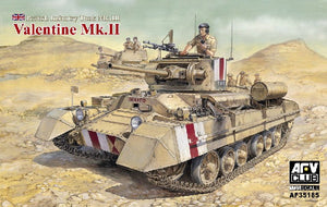AFV Club British Mk III Valentine Mk II Infantry Tank 1/35 35185 Plastic Model Kit