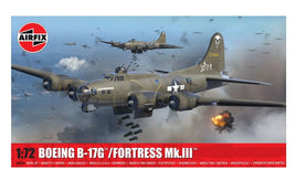 Model airplane kit box for Boeing B-17G/Fortress Mk.III with Airfix logo.