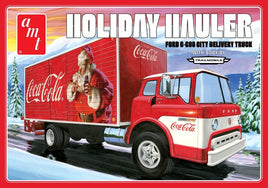 AMT Ford C-600 City Holiday Delivery Truck Coca-Cola 1:25 1459 Model Kit Truck Model Kit AMT 