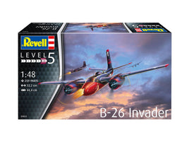 Revell Germany 1/48 B26C Invader Bomber 3823 Plastic Model Kit Airplane Model Kits Revell Germany 