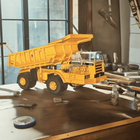 AMT International Payhauler 350 Construction Dump Truck 1/25 1209 Truck Model Kit AMT 