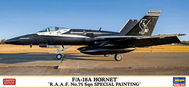 Hasegawa 1/72 F/A-18A Hornet - RAAF N.75 Sqn Special Painting Aircraft Model Kit #2411