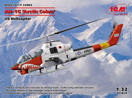 ICM 1/32 US Army AH1G Arctic Cobra Helicopter 32063 Model Kit Helicopter Model Kits ICM Model 