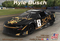 Salvinos Kyle Busch 2023 Chevy Camaro ZL1 1:24 Plastic Model Kit