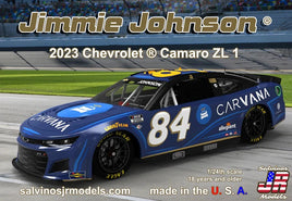 Salvinos Legacy Motor Club Jimmie Johnson 2023 Next Gen Chevrolet Camaro 1/24 Race Car Model Kit Salvino JR Models 