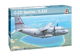 Italeri 1/72 C27J Spartan/G222 Cargo Transport Aircraft 1450 Model Kit Airplane Model Kits Italeri 
