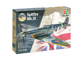 Italeri 1/48 Spitfire MK.IX WWII Aces Aircraft Model Kit #2843
