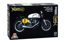 Italeri 1951 Norton Manx 500 cc Motorcycle 1/9 4602 Plastic Model Kit Motorcycle Model Kit Italeri