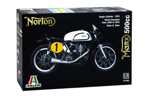 Italeri 1951 Norton Manx 500 cc Motorcycle 1/9 4602 Plastic Model Kit